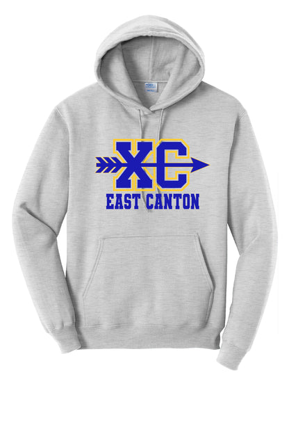 East Canton XC Adult (Unisex) Hoodie - Ash Grey