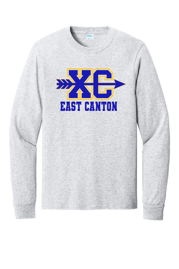 East Canton XC Long Sleeve T-Shirt - Ash Grey