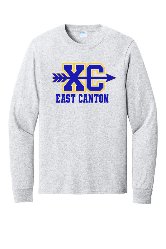 East Canton XC Long Sleeve T-Shirt - Ash Grey
