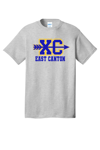 East Canton XC Short Sleeve Cotton T-Shirt - Ash Grey
