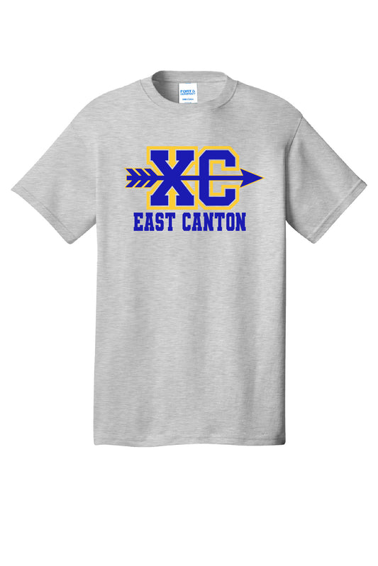East Canton XC Short Sleeve Cotton T-Shirt - Ash Grey