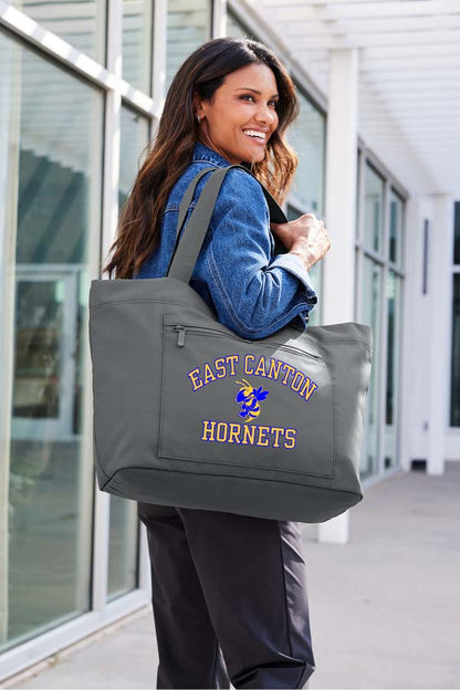 EC Hornets LARGE Tote Bag - Grey