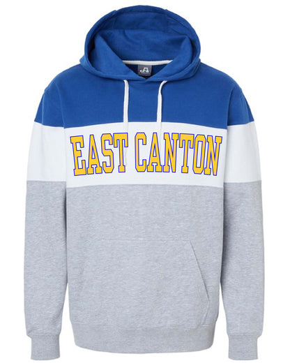 East Canton Hornets Unisex Adult Hoodie - Royal/White