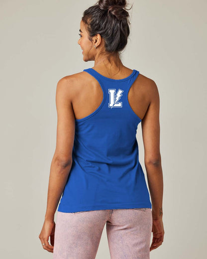 Lake Game Day Baseball Womens Tank - Blue
