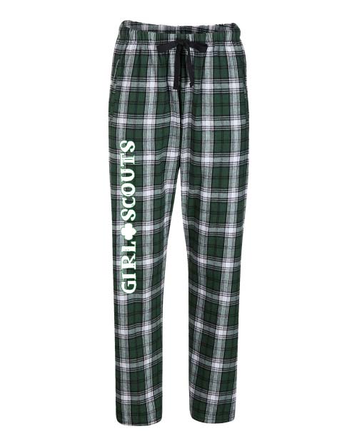 Lake Girl Scouts Plaid Flannel Pants - WOMENS