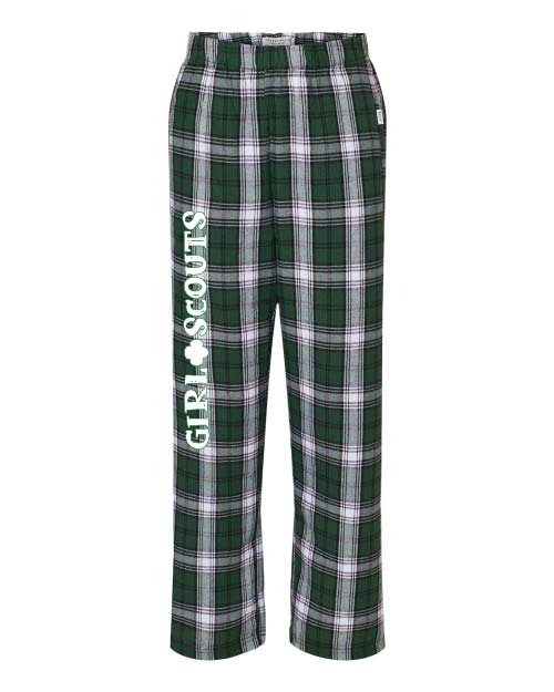 Lake Girl Scouts Plaid Flannel Pants - YOUTH