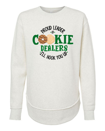 Girl Scouts Women's Weekend Fleece Crewneck Sweatshirt - Natural Cream