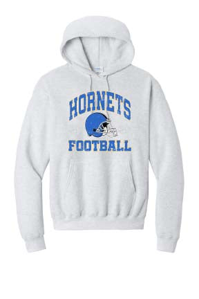 Hornets Football Hoodie - Ash Grey