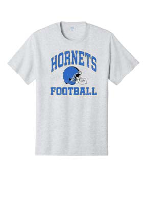 Hornets Football Cotton T-Shirt - Ash Grey