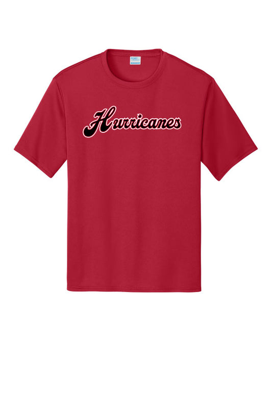 Canes Baseball Youth Performance T-Shirt - Red