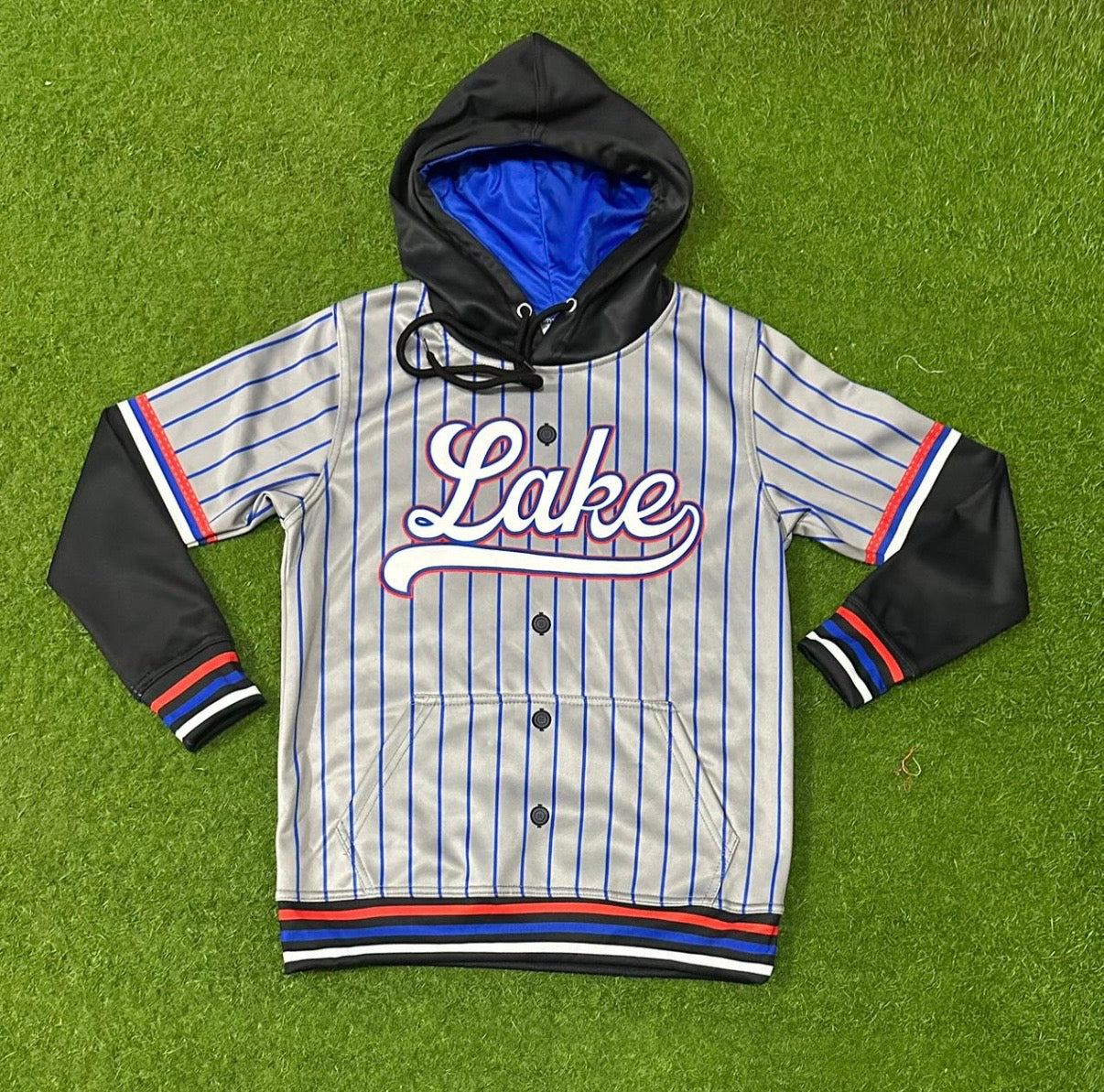 Lake Canes 9u Baseball Adult Player Replica Hoodie
