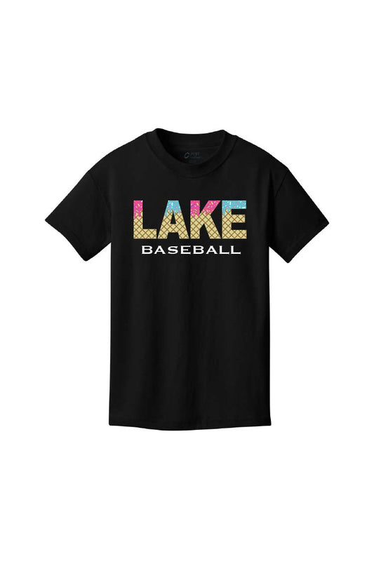 LYB Youth Ice Cream DRI FIT Tee - Black