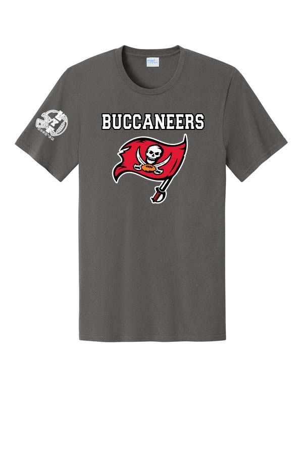 Lake Youth Flag Football Cotton T-Shirt - Buccaneers
