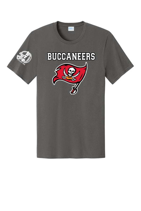 Lake Youth Flag Football Cotton T-Shirt - Buccaneers
