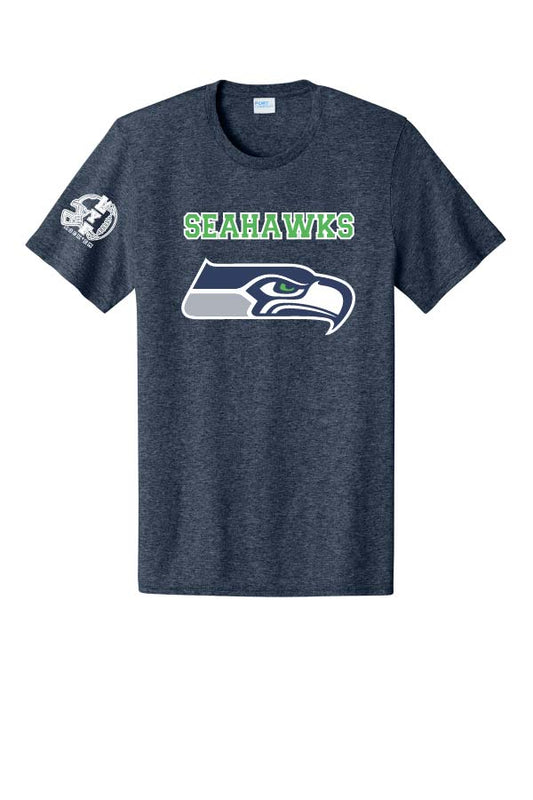 Lake Youth Flag Football Cotton T-Shirt - Seahawks