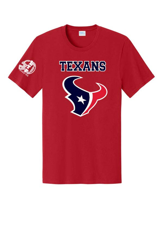 Lake Youth Flag Football Cotton T-Shirt - Texans