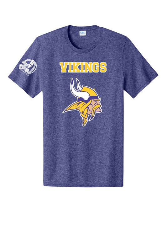 Lake Youth Flag Football Cotton T-Shirt - Vikings