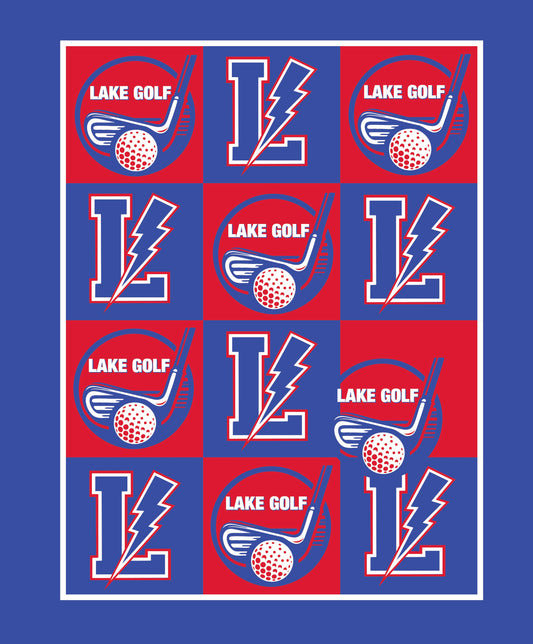 Lake Golf Fleece Blanket