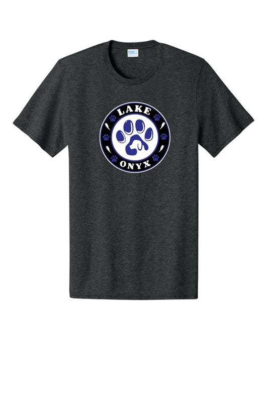Lake Primary "ONYX" T-Shirt - Heathered Black/Charcoal