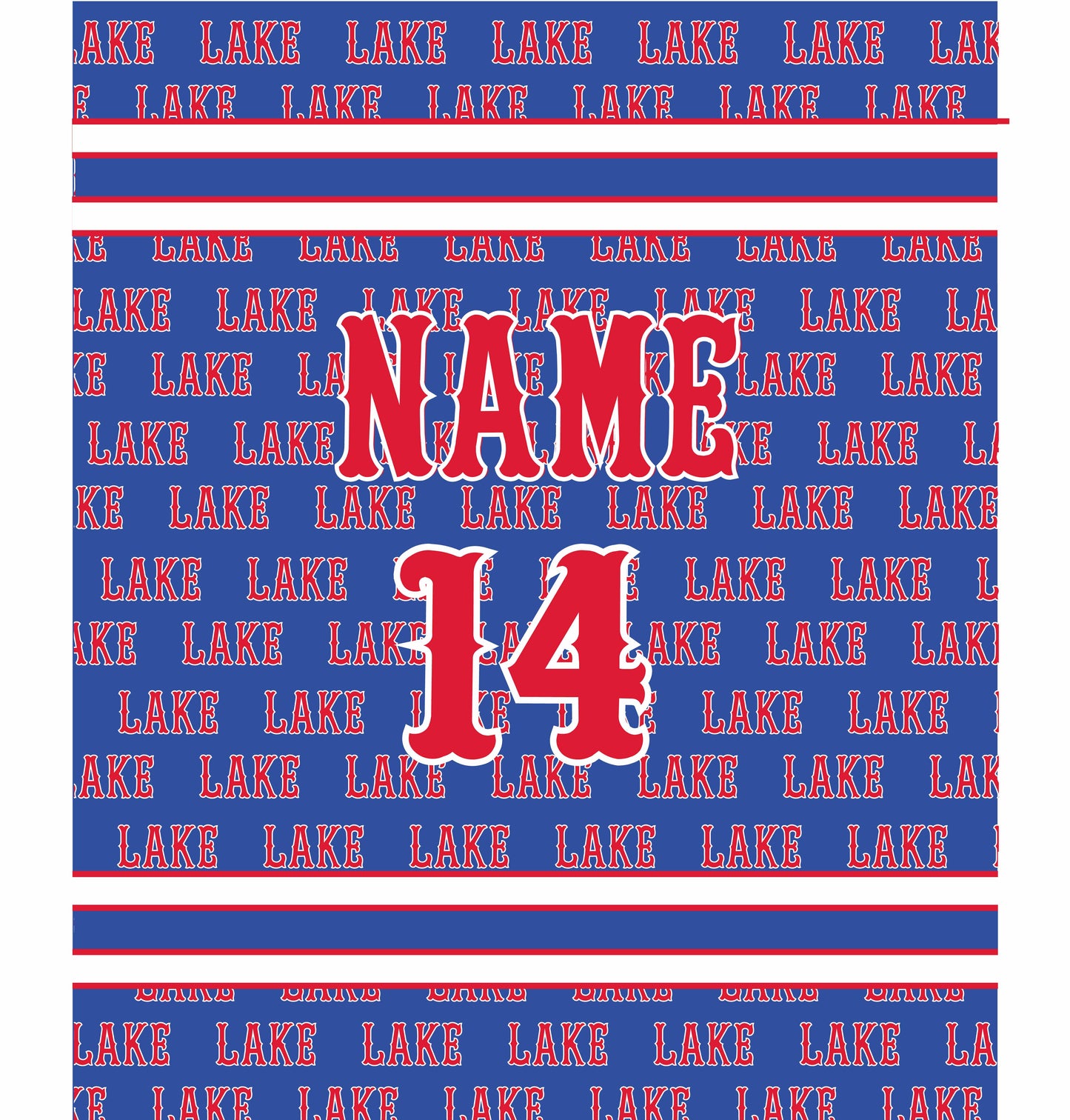 Lake Baseball Fleece Blanket - CUSTOM