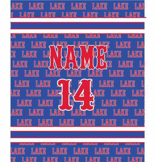 Lake Baseball Fleece Blanket - CUSTOM