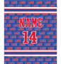 Lake Baseball Fleece Blanket - CUSTOM