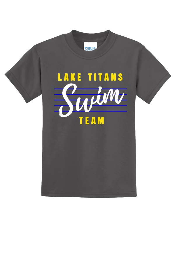 Lake Titans Cotton Tee - Charcoal Grey