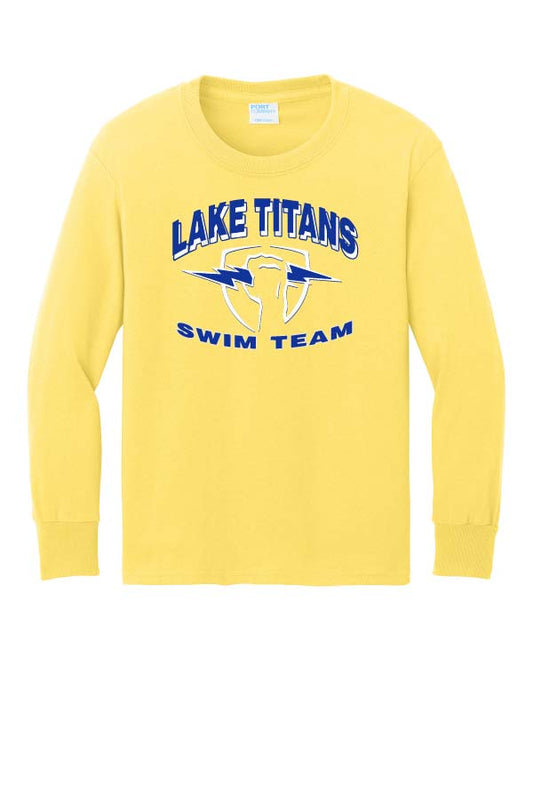 *NEW* Lake Titans Long Sleeve T-Shirt - Yellow