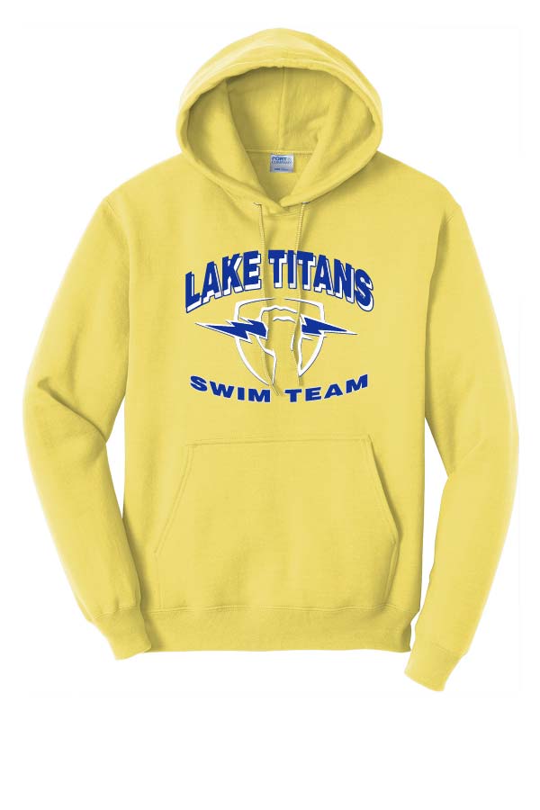 *NEW* Lake Titans Adult Hoodie - Yellow