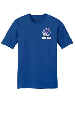 Unisex Lake Golf T-Shirt - Royal Blue