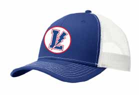 Lake Youth & Adult Embroidered Hat - Royal/White