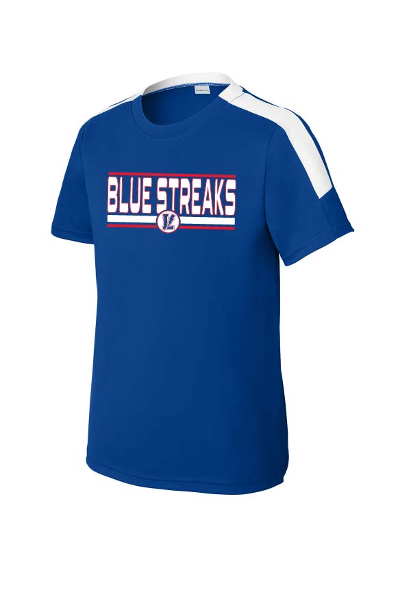 Lake "Blue Streaks" Dri Fit Unisex T-Shirt - Royal