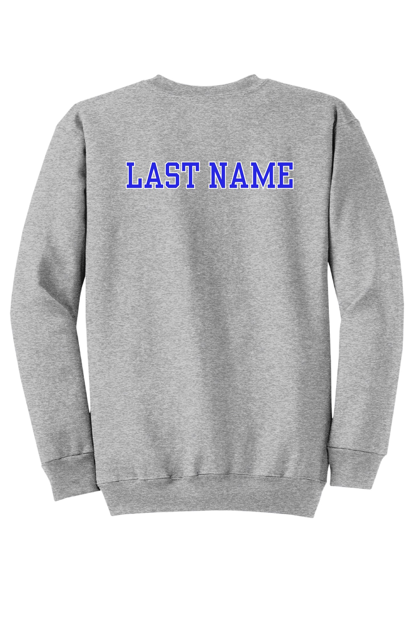 Unisex Lake Grey Bold Letters Crewneck Sweatshirt