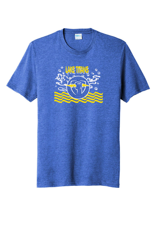 *NEW* Lake Titans NEW LOGO Tri Blend T-Shirt - Blue