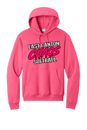 East Canton Chaos Hoodie - Neon Pink