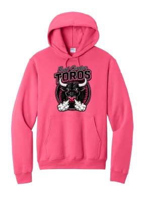 East Canton Toros Hoodie - Neon Pink