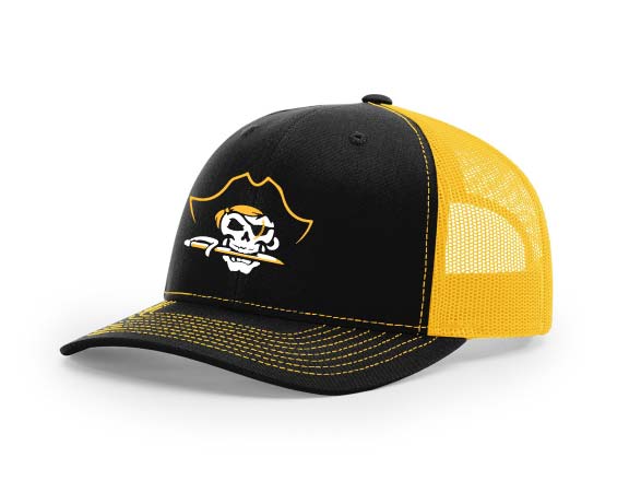 Richardson Trucker Hat - Black/Gold