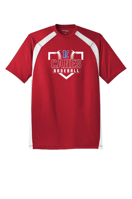 LYB Canes Adult (Unisex) Performance T-Shirt - Red