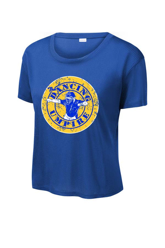 *NEW* The Dancing Umpire Womens Cropped Mesh Jersey Tee