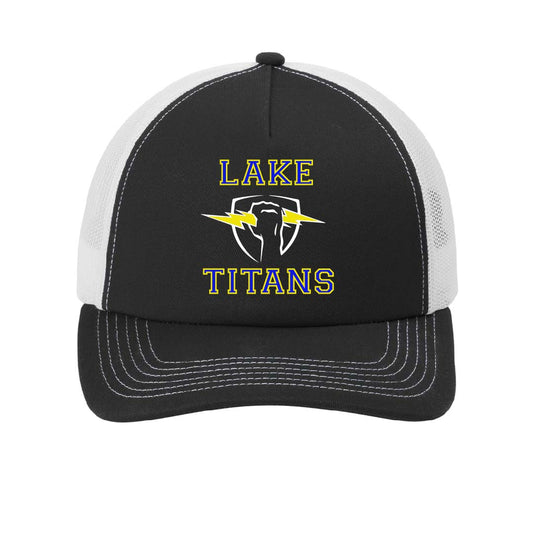 Lake Titans Black Trucker Hat