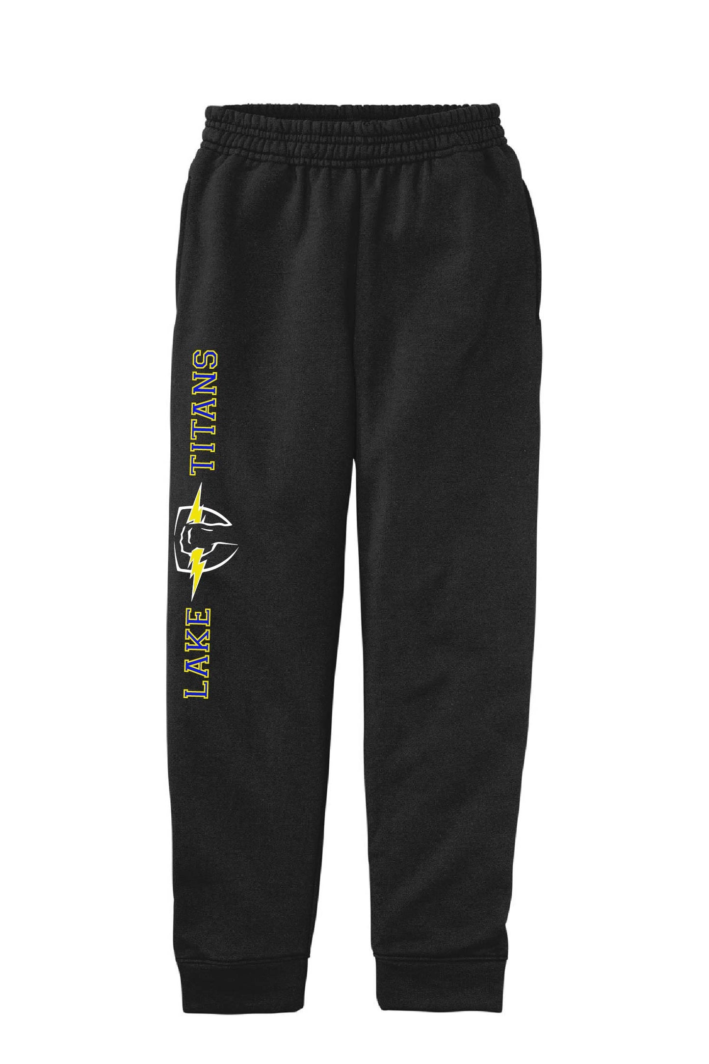 Lake Titans Adult Black Jogger Sweatpants