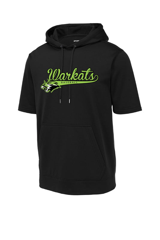 Warkats Baseball Adult (Unisex) Hooded Short Sleeve Sweatshirt