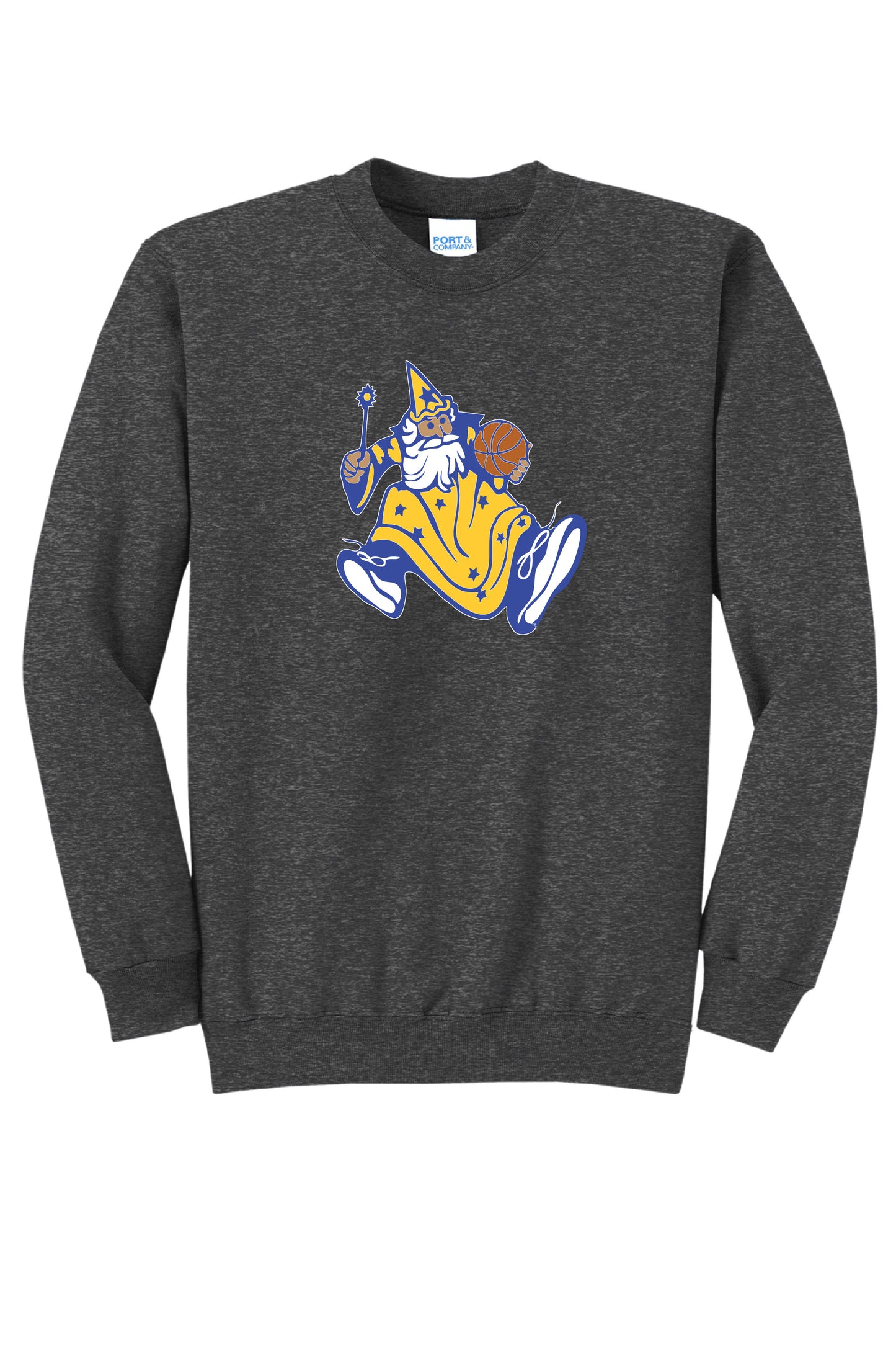 Wizards Youth Heather Grey Crew Sweatshirt