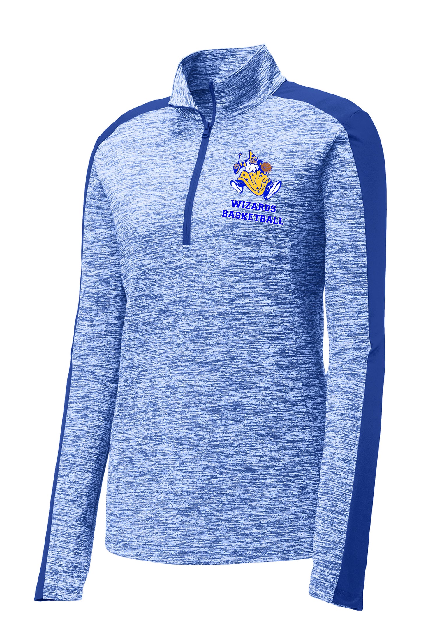 Wizards Womens Royal 1/4 Zip Pullover